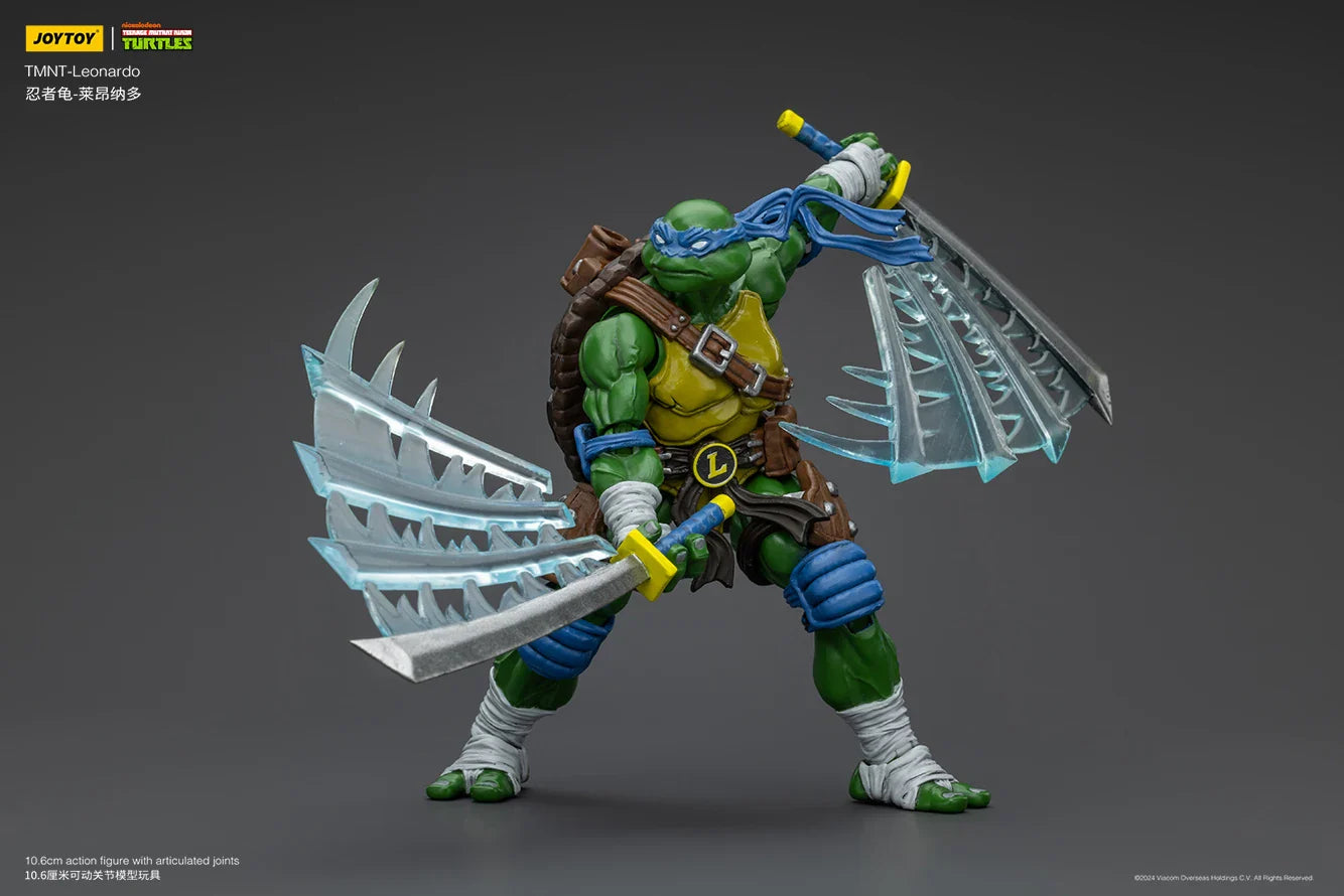 [Available in Asia]JOYTOY 1/18 Action Figure TMNT Ninja Turtles Michelangelo Donatello Leonardo Raphael Anime figures Toys Model