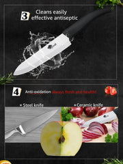 Ceramic Knives with holder fruit utility slicing chef Ceramic knives Kitchen Accessories