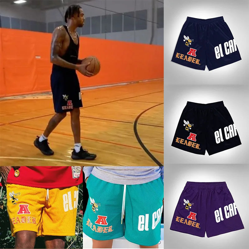 Shorts Gym Mens Fitness Sports Casual Basketball Shorts Running Mesh Short Pants