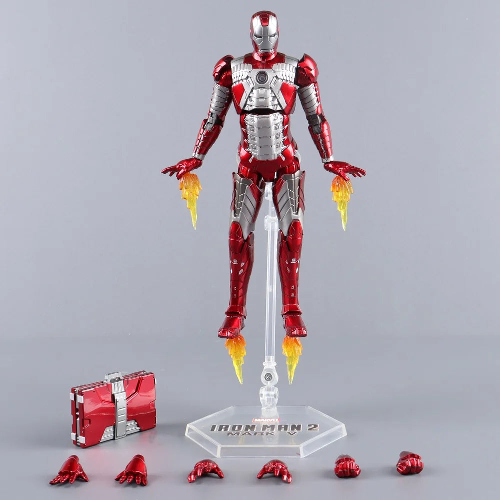 ZD Toys Iron Man Action Figure Iron Patriot MK1-7 MK17 MK33 MK85 MK30 War Machine Legends Avengers Tony Stark Collect Toy Gift