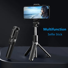 3 in 1 Wireless Foldable Mini Selfie Tripod Monopod With Bluetooth