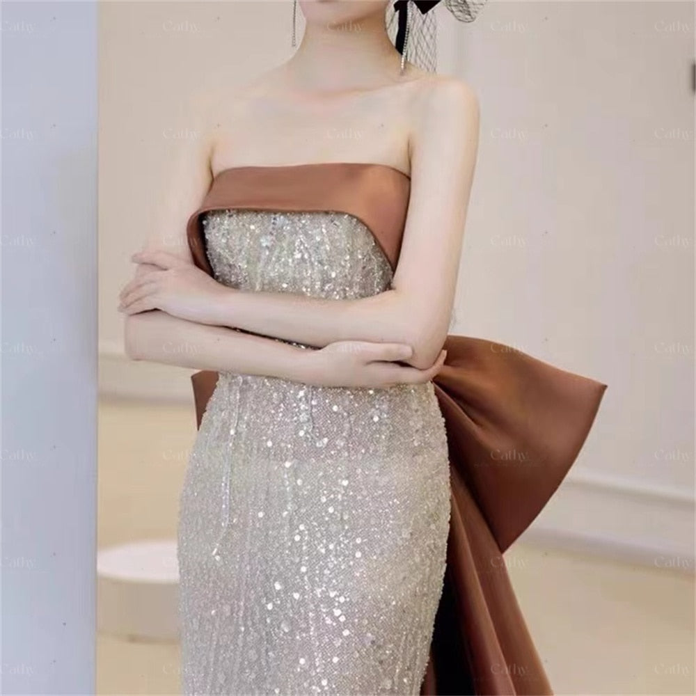 Evening wear Dresses: Woman Plus Size Off the Shoulder Evening Dresses Long