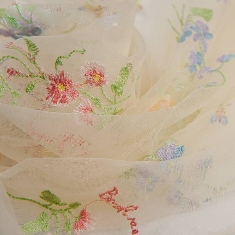 Homecoming Dresses: Mint Green Embroidered Lace Tulle Pastoral Prom Dress Puff