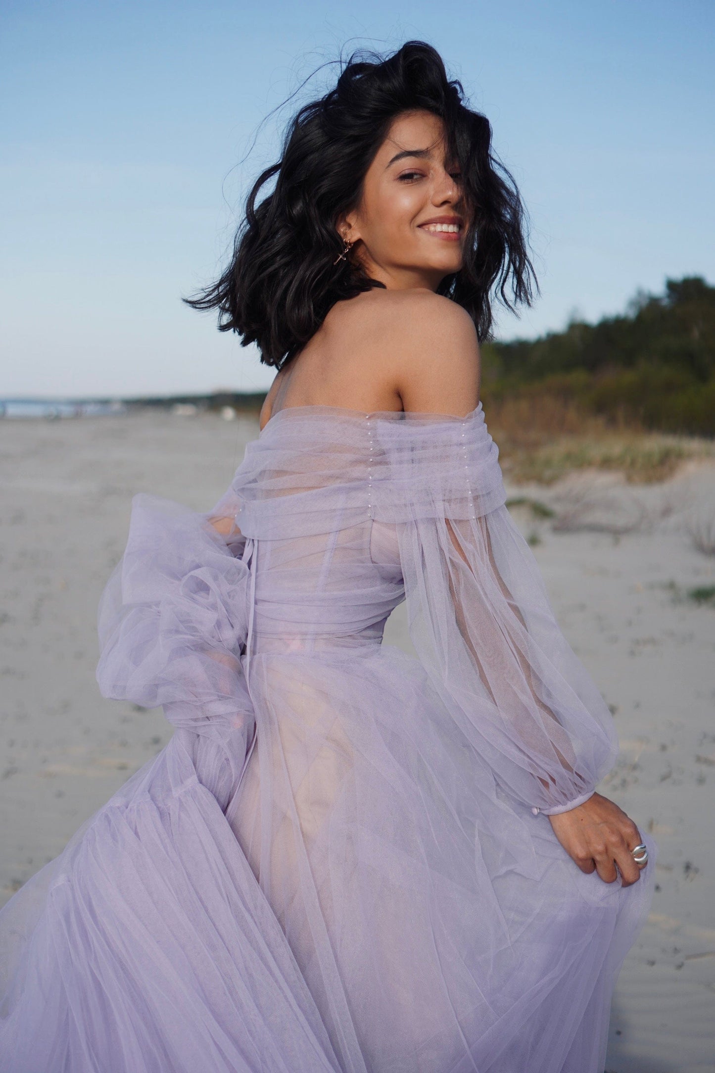 Evening wear Dresses: Prom Dress Sweetie Off The Shoulder Party Dress Tulle