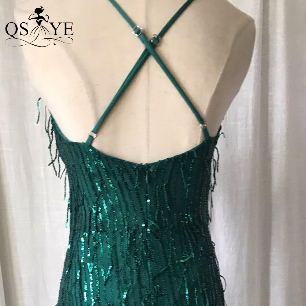 Homecoming Dresses: Evening Dresses Sequin Mermaid Long Party Dress Halter Neck