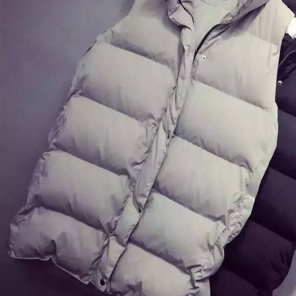 Women Winter Warm Cotton Padded Puffer Vests Sleeveless Parkas Jacket