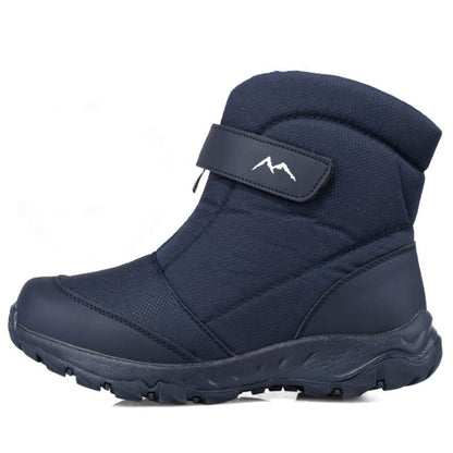 Winter Boots Men High-top Water-resistant Cotton Shoes Male Plus