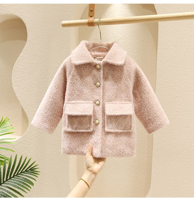 Winter Clothes Baby Coat Autumn Winter Style Mink Wool