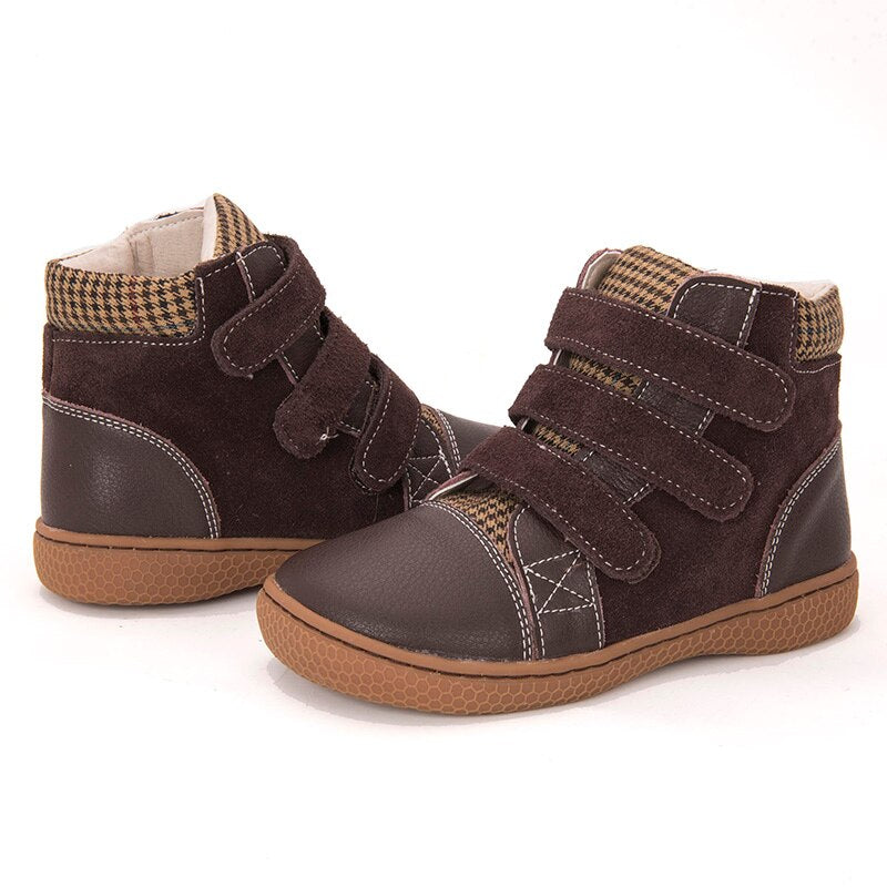 PEKNY BOSA boots barefoot shoes kids genuine leather boy shoes Girls' boots
