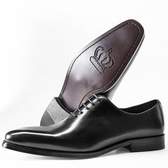 Oxford Shoes Fashion Genuine Leather Breathable Patent  Shoes For Men