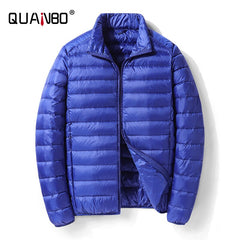 Men Lightweight Packable Down Jacket Breathable Puffy Coat