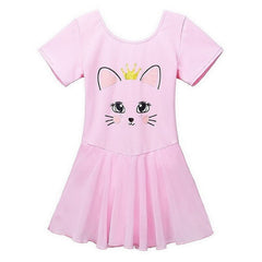 Cotton Dress for Girls Sleeveless Ballet Pink Color Ballet Tutu Carton