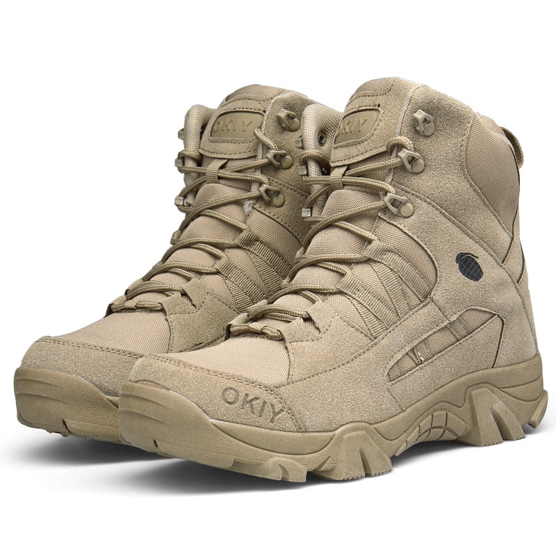 Men Military Boot Combat Mens Ankle Boot Tactical Big Size Army