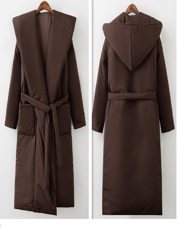 Women Winter Jacket coat Stylish Thick Warm fluff Long Parka Female