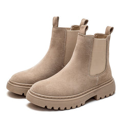 Chelsea Boots Chunky Boots Women Winter Shoes  Ankle Boots