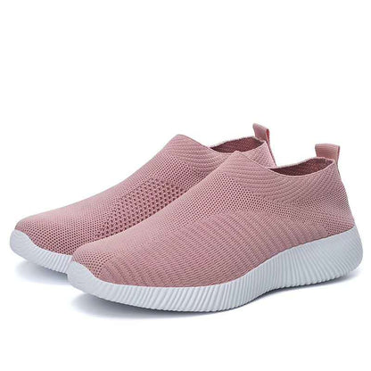 Women Vulcanized Shoes Women Sneakers Slip On Flats Shoes