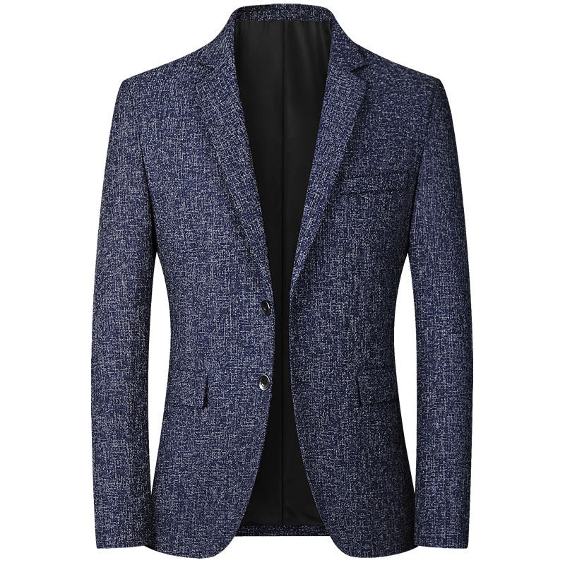 Blazers Men Brand Jacket Fashion Slim Casual Coats Handsome Masculino