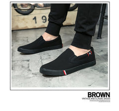 Mens Shoes Casual Canvas Spring Summer Slip-on Unisex Man Fashion Sneakers
