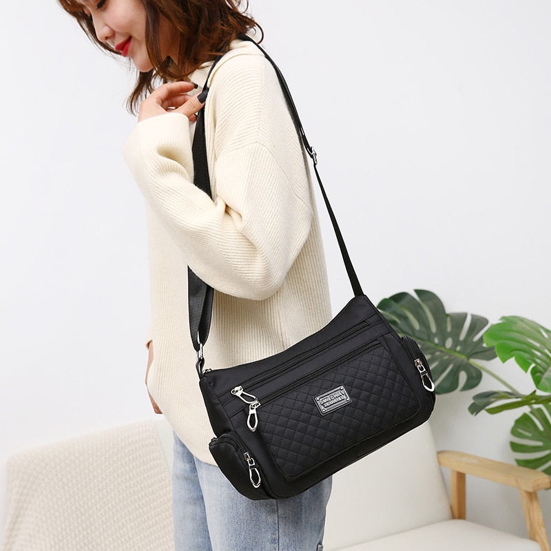 Nylon Women Messenger Bags Carteira Vintage Hobos Ladies Handbag Female