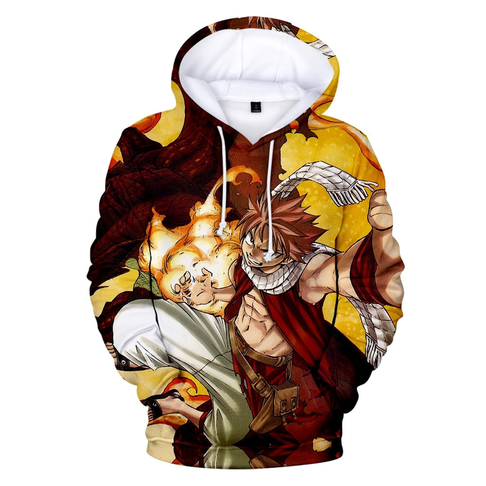 Fairy Tail Hoodies 3D Anime Men Women Sweatshirt Clothing