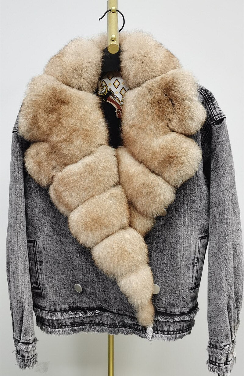 High Quality Real Fur Coats Winter Women Coats