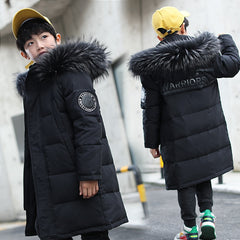 Children warm Thicken clothing Boy clothes Winter Down Jackets 5-16 years