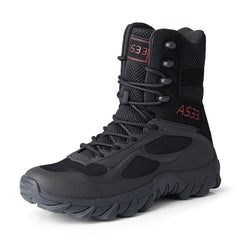 Men High Quality Brand Military Leather Boots Special Force Tactical Desert