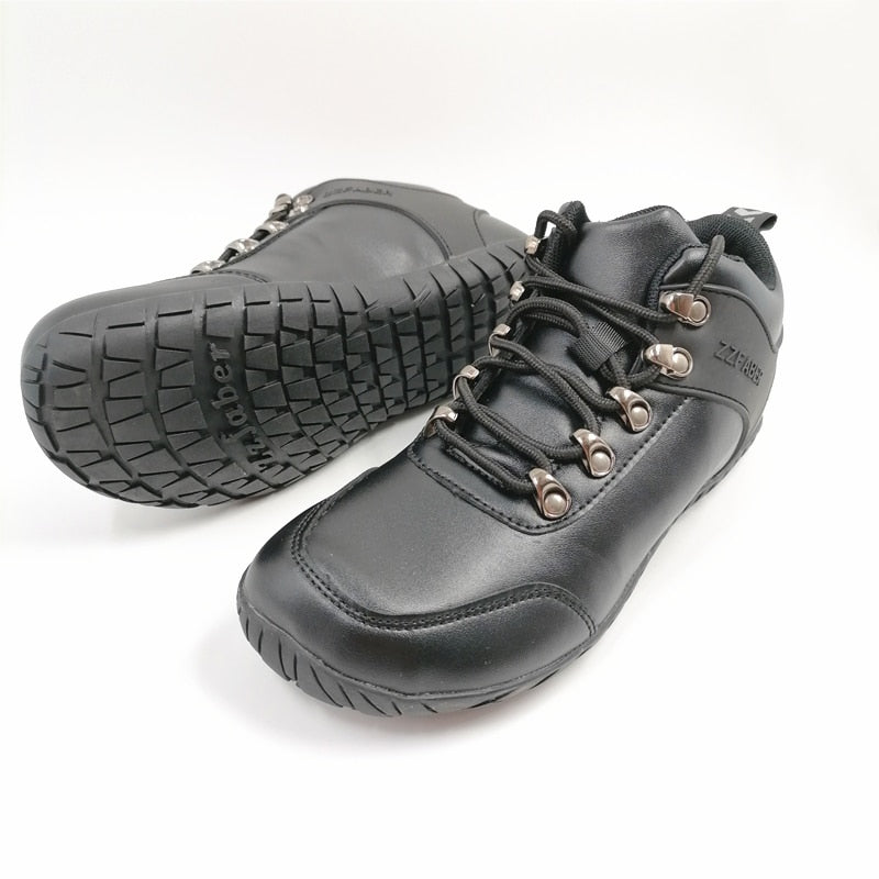 Waterproof  Women boots Women's Barefoot Hiking Shoes Ankle Boots