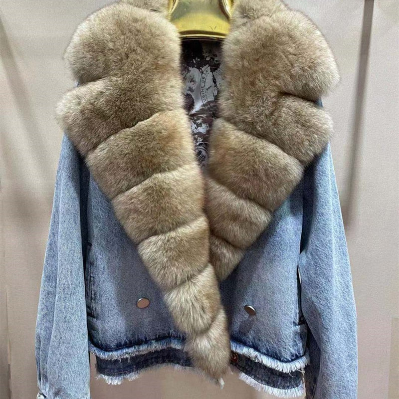 High Quality Real Fur Coats Winter Women Coats