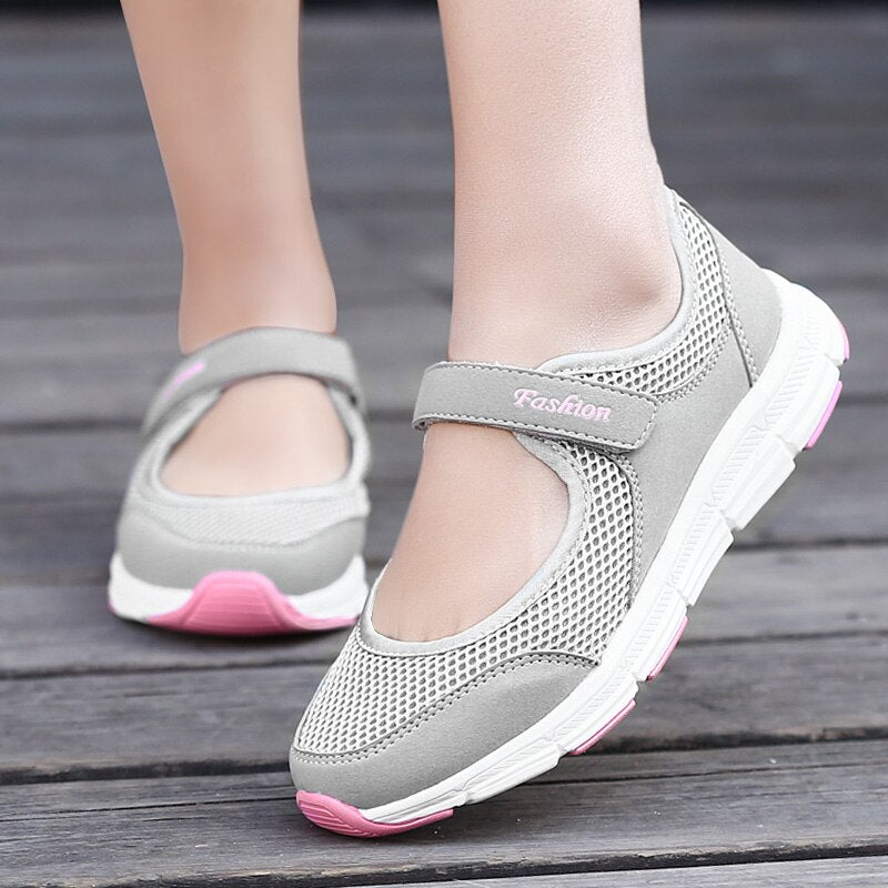 Women Casual Shoes Soft Portable Sneakers Walking Flat Shoes