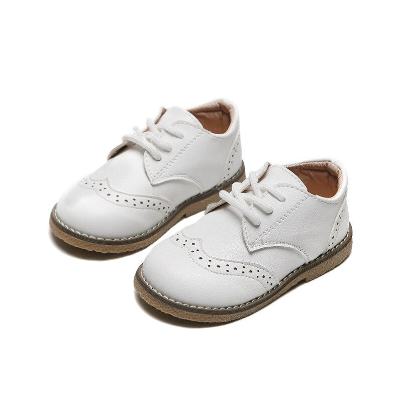 Children Leather Shoes Boys Sneakers Breathable