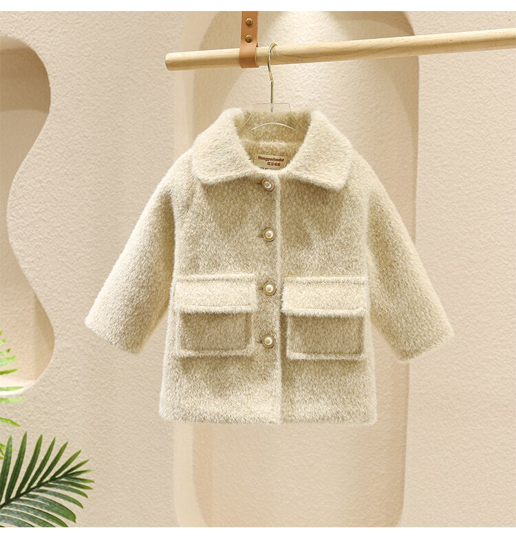 Winter Clothes Baby Coat Autumn Winter Style Mink Wool