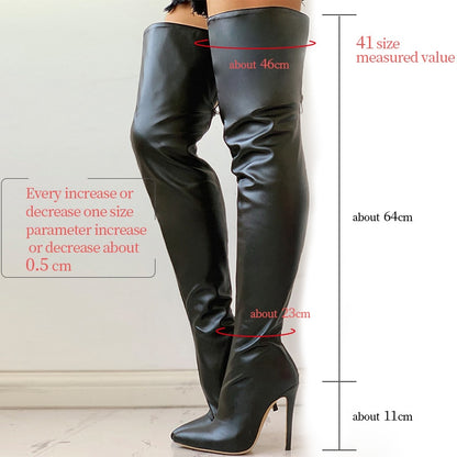 Over The Knee Boots Women High Heels Shoes Ladies Thigh High Boots
