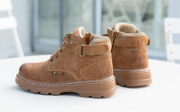 SandQ baby boys ankle boots genuine leather shoes winter footwear for kids