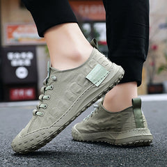 Men Casual Shoes Sneakers Fashion Leather Driving Shoes Moccasins Summer