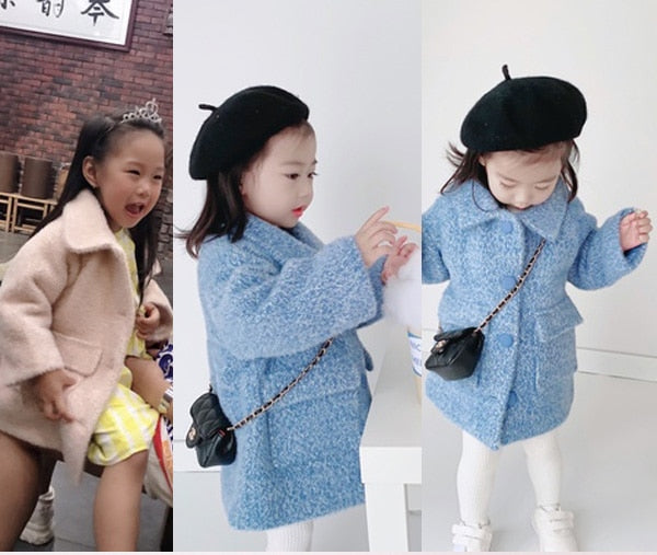 Winter Clothes Baby Coat Autumn Winter Style Mink Wool