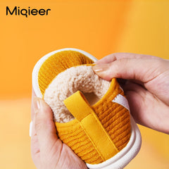 Children Slippers For Home Girls Boys Winter Warm Plush Kids Baby Toddler Infant