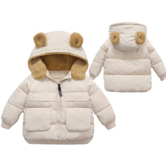 Winter Children Girls Boys Jacket Cotton Down Coats