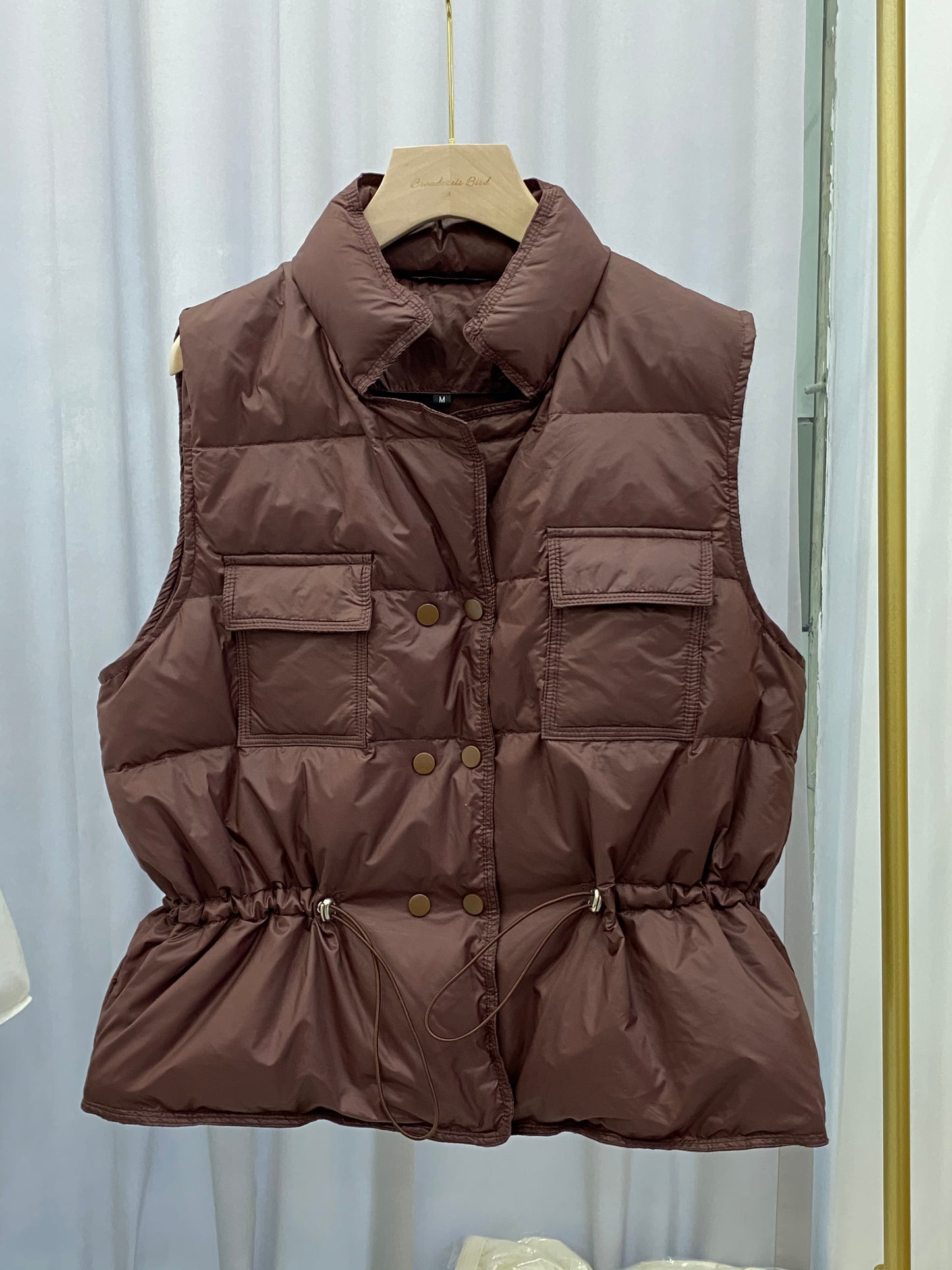 Ultra Light Down Vest Women Short Vest Windproof Lightweight Warm