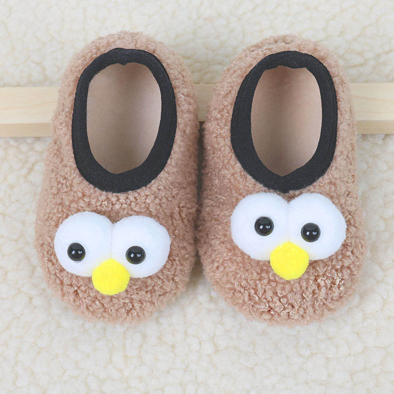 Winter Children Floor Shoes For Baby Slippers Infant Toddler Plush Warm