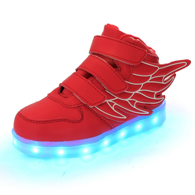 Children Glowing Sneakers Kid Luminous Sneakers for Boys