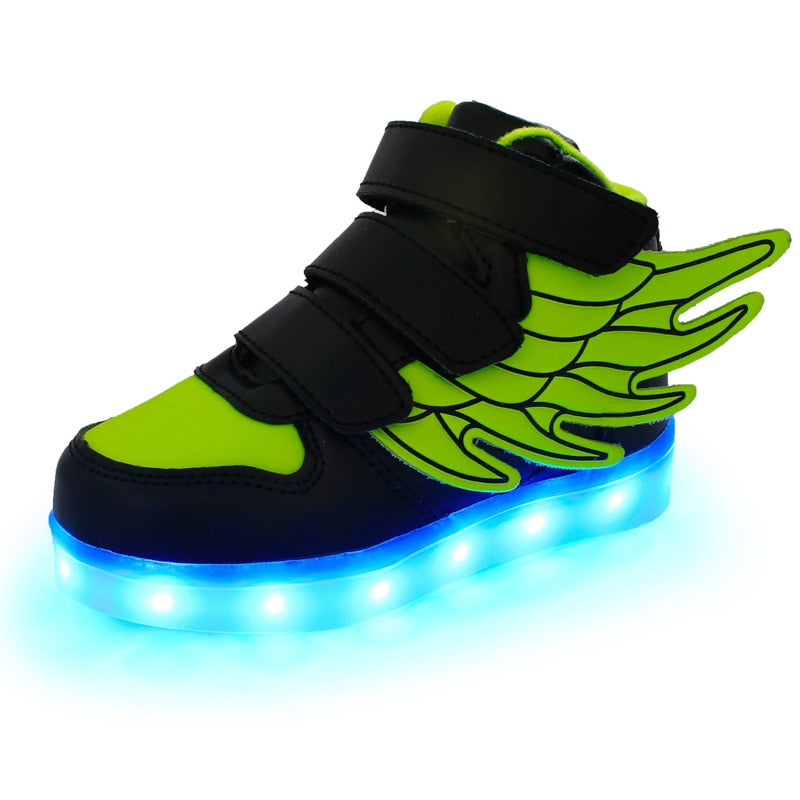 Children Glowing Sneakers Kid Luminous Sneakers for Boys