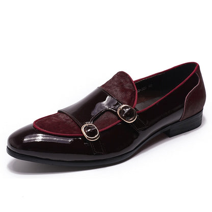 Mens Wedding Loafers Gentlemen Banquet Party Dress Shoes