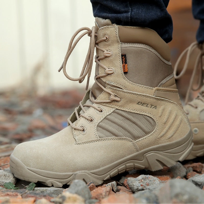 Winter Autumn Men Military Boots Quality Special Force Tactical Desert