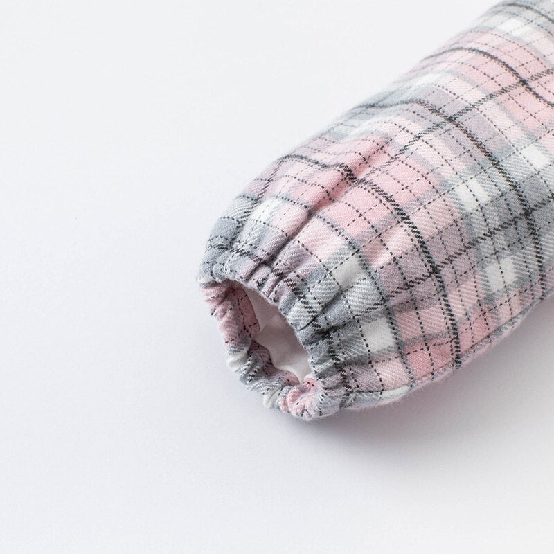 dave bella autumn baby girl cute cartoon plaid print dress children fashion party