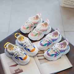 Children Sneakers For Girls Casual Shoes Kids Boys Colorful Breathable