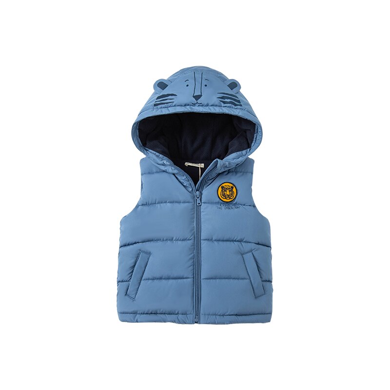 Winter Baby Boys casual cartoon pockets hooded coat children