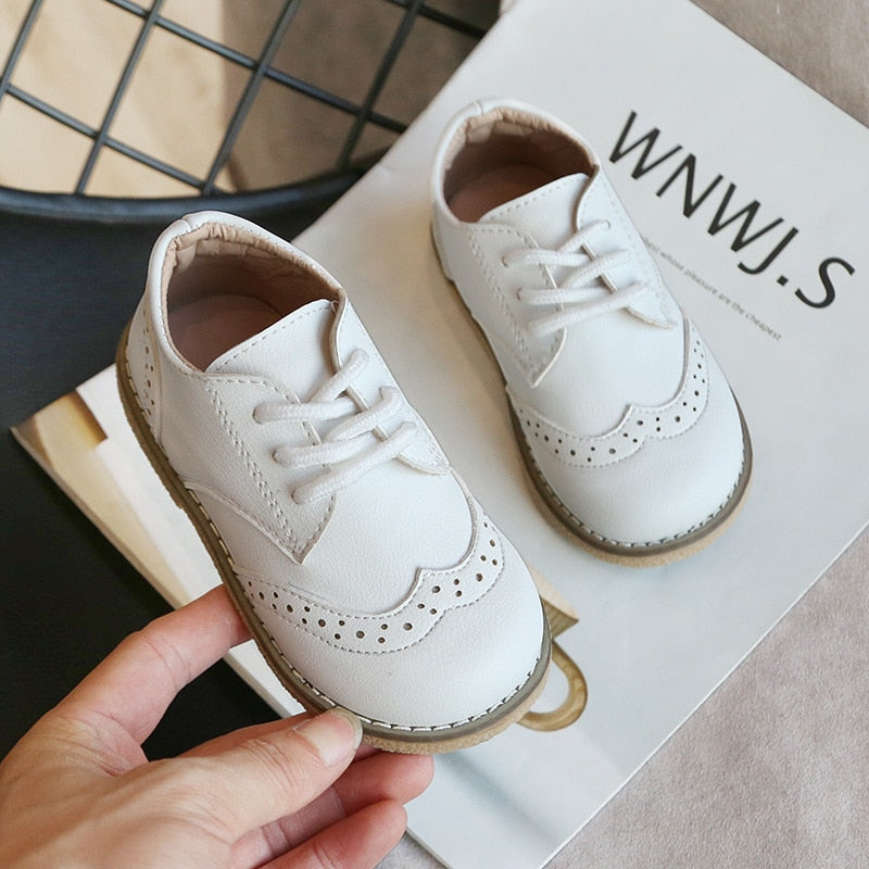 Children Leather Shoes Boys Sneakers Breathable