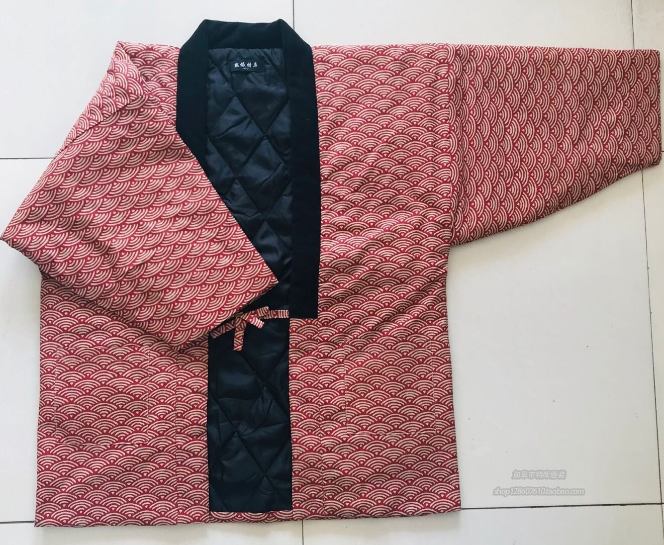 Winter Women Kimono Haori Thick Warm Cotton-Padded Jacket Autumn Casual