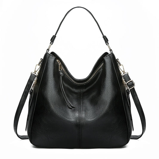 Leather Women Handbags Female Leisure Shoulder Bags